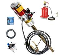 Air Operated Grease Pump with Oil-Water Separator and Pressure Regulator for Workshop Applications