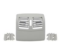 Air Outlet For B&enz For E Class W212 E260 E300 E320 2012 2013 2014 2015 Rear Air Conditioning Chrome Panel AC Vent Grille Outlet Cover Car(Standard Light Gray)