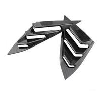 Air Outlet for Rear Quarter Window on 10th Gen Civic Matte Black with Carbon Pattern Triangular Design ABS Material for Consistent Outdoor Use (Carbon Pattern)