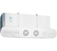 Air Outlet Guide Plate, Wall Mounted Air Conditioner Split Air Conditioner Guide Plate, Air Conditioner Baffle to Prevent Direct Blowing, Multi-Angle Retractable Household Windshield