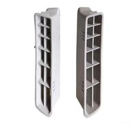 Air Outlet Vent 5KD867233 5KD8672335 for 6 For GTI MK6 2009-2014 A-Pillar Front For Defroster Nozzle ABS Replacement Light Gray Creamy White Black 2 Pack(LightGray)