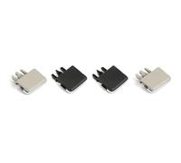 Air Outlet Vent Car Dashboard Center Fresh A/C Vent Grille Louvre Blade Slice Air Conditioning Leaf Clip For Toyota For Corolla 2007-2013 Car Air Conditioning Outlet(2 Black 2 Beige)