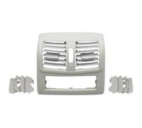 Air Outlet Vent For B&enz For E Class W212 E260 E300 E320 2012 2013 2014 2015 Rear Air Conditioning Chrome Panel AC Vent Grille Outlet Cover Car(High-end Light Gray)