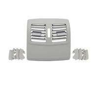 Air Outlet Vent Grille For Mercedes For Benz E Class E260 E300 E320 2012 2013 2014 2015 Rear Air Conditioning Chrome Panel AC Vent Grille Outlet Cover Car Air Conditioning Outlet(Standard Light Gray)