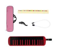 Air Piano Keyboard Soprano Melodica With Long Tube Short Mouthpieces & Carry Bag 32 Keys Instrument For Kids Air Piano Keyboard Soprano