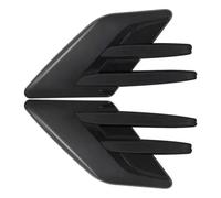 Air Pipe Intake For Car Air Vents Bonnet Decorative Stickers ABS Universal Side Shark Gills Simulation Modification Decorations For Car Exterior Parts Air Filter Pipe(Black)