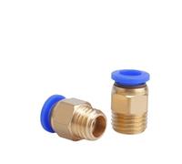Air Pipe M12X1.75- M6 M8 M10 M12 Metric Male Thread Pneumatic Connector Air Hose Quick Release PC 4 6 8 Mm Tubes 1Pcs(PC4-M10X1)