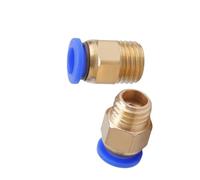 Air Pipe M12X1.75- M6 M8 M10 M12 Metric Male Thread Pneumatic Connector Air Hose Quick Release PC 4 6 8 Mm Tubes 1Pcs(PC6-M10X1.25)