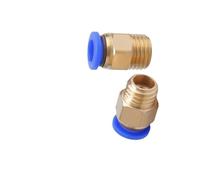 Air Pipe M12X1.75- M6 M8 M10 M12 Metric Male Thread Pneumatic Connector Air Hose Quick Release PC10 12mm Tubes 1Pcs(PC10-M16X1.5)