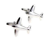 Air Plane Propeller Cufflinks Retro Propeller Airplane Fighter Cuff Links Plating Men's Accessory