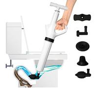 Air Plunger Drain Clog Remover by Sleek Home- High-Pressure Air Toilet Plunger & Drain Unclogger- Drain Cleaner & Hair Clog Remover Air Blaster (ABS)