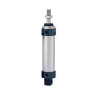 Air Pneumatic Cylinders Double Compressed MAL Small Cylinder Cylind Bore 16/20/25/32/40mm Stroke 25/50/75/100/125/150/175/200 /250/300/350/400/450/500mm Single Lever(75mm Stroke,Bore 16mm 1pcs)