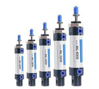Air Pneumatic Cylinders Double Compressed Mini Bore 16/20/25/32/40mm Stroke 25/50/75/~500 Single Lever Aluminum Alloy(200mm Stroke,Bore 32mm)