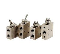 Air Pneumatic Mechanical Valve TAC-3V 3P 3S 4V 4P TAC2-31V 31P 41V 41P Exhaust Valve 1Pcs(TAC-4P)