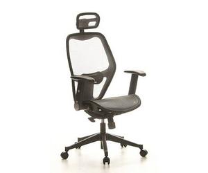 AIR-PORT | Backrest mesh | Seat mesh - Professional Office Chair Silver grey
