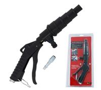 Air Powered Flushing Gun | Cleaning Flush Gun Radiator Coolant System Flusher Automotive Multi Nozzles Fit with 5 Adaptors | 90 PSI