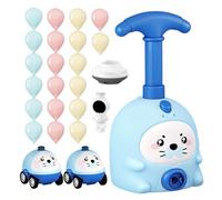 Air Powered Launcher, Balloon Car Toy Set, Vehicle System with STEM Learning Function, Educational Build Kit, Fun Animal Design Model, Classroom Play Use 7.68x5.31x4.13 inches