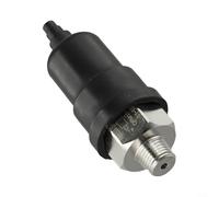 Air pressure adjustable switch with 1 1/4 inch male thread nozzle, stainless steel construction, operating voltage 220V AC/DC, max power 100VA (QPM11-NC 12.7mm)