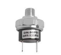 Air Pressure Control Switch for Air Compressors, 1/8-27 NPT Male Thread, 90-120 PSI or 120-150 PSI Option, Metal Pneumatic Valve Regulator Compatible with Air Tank and Air Suspension Systems