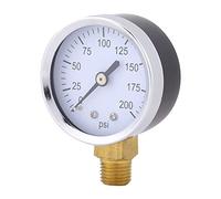 Air Pressure Gauge 4 Air 7 x 5 x 4 1pc Mini Accurate Gauge for Fuel Air Oil Liquid Water 0-200psi 1/4 NPT Threaded Assembly