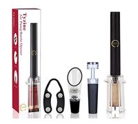 Air Pressure Pump Bottle Opener with Foil Cutter,Aerator Pourer,Vacuum Stopper(4PCS),Simple Cork Remover,Efficient Corkscrew Bottle Opener,Great for Wine Lovers,Perfect Wine Gift.