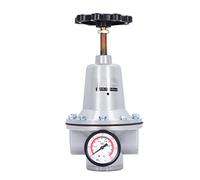 Air Pressure Reducing Valve, Pneumatic Pressure Regulator with Gauge 0.05-0.63MPa, Aluminum Alloy Air Source Processor for Industrial Automation Systems (QTY-25)