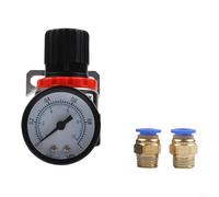 Air Pressure Regulator, AR2000 with Gauge Adapter Source Gas Processing Device Filter for Pneumatic Compressor Air Tool Pressure Control Valve Unit