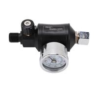 Air Pressure Regulator Filter Air Adjusting Valve Pneumatic Adjusting Valve with Gauge for Spray Gun 1/4in NPT Inlet Outlet
