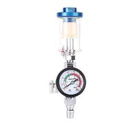 Air Pressure Regulator Gauge Filter for Spray Gun, Adjustable Pneumatic Control Valve with 1/4 Inlet, Dual Scale Dial for Automotive Painting and Pastry Decorating