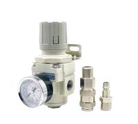 Air Pressure Regulator Valve AR2000-02 Treatment Unit Air Compressor Pressure Reducing AR3000-03 AR4000-04(AR3000-03-C,with 8mm Fitting)