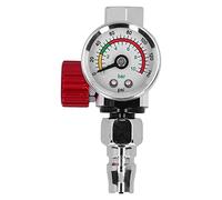 Air Pressure Regulator Valve, G1/4in Thread, 0-140psi | Compressed Air Use, Spray Paint Gun Fitting, Adjustable Control, 0-140psi Gauge, Compressor Compatibility