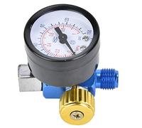 Air Pressure Regulator with G 1/4 Inch Thread and 0-150 PSI Range, Aluminum Alloy Construction for Pneumatic Spray Guns and Industrial Air Tools, Real Time Inlet Monitoring and