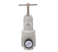 Air Pressure Regulator with Gauge, Automatic Relief Valve Controller, Aluminium Alloy Pressure Control Valve for Compressed Air Systems, Accurate Monitoring and Easy (QTYH-20)