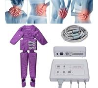 Air Pressure Slimming Massagers,Full Body Lymphatic Massager,Whole Body pressotherapy Machine Massage,Body Slimming Beauty Instrument,Grey (Purple)