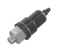 Air Pressure Switch for Air Compressor, Adjustable 15-140 psi, Diaphragm Type, Normal Open/Close, 1/4" & 1/8" Port, Metal Body, Replacement Part for Hydraulic Compressor Repair(QPM11-NO B)