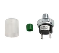 Air Pressure Switch for Air Compressors - 12V/24V DC Control Switch with 1/8" for NPT Thread, 6-10 BAR Adjustable Pressure Range, Metal Hous(6-8BAR)