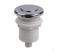 Air Pressure Switch On Off Push Button For Bathtub And Garbage Disposal | ABS Plastic, Stainless Steel, Silicone Gasket | Household Bathroom Kitchen Installation(32mm)