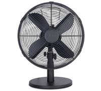 Air Pro 12″ Desk Fan Portable 80° Oscillating Metal Table Fan for Instant Cooling with Adjustable Tilt & 4 Speed Settings, Compact Fan with Quiet Operation to use at Home Office or Bedroom