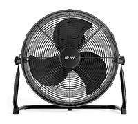 Air Pro 16" Floor Fan - Powerful Air Cooling & Circulating Fan with 3 Speed Setting & Adjustable Tilt - Indoor Home, Office, Gym Fan Quiet Portable Electric Fan with Metal Blade & Body 1.6m Long Cable