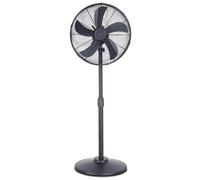 Air Pro 16″ Pedestal Fan Adjustable Height Metal Standing Fan Wide-Angled Oscillation With Powerful Airflow For Instant Cooling 4 Speeds Compact with Quiet Operation to use at Home Office or Bedroom
