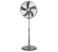 Air Pro 16″ Pedestal Fan Adjustable Height Metal Standing Fan Wide-Angled Oscillation With Powerful Airflow For Instant Cooling 4 Speeds Compact with Quiet Operation to use at Home Office or Bedroom