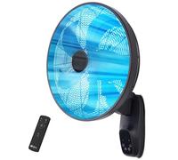 Air Pro 16” Wall Fan with Remote Control, Large High Velocity Wall Mounted Electric Fan Adjustable Tilt, 3 Speeds Oscillating for Home or Commercial Use Fan For Office, Shops, Gyms, Kitchens, Schools