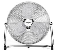 Air Pro 20" Floor Fan - Powerful Air Cooling & Circulating Fan with 3 Speed Setting & Adjustable Tilt - Indoor Home, Office, Gym Fan Quiet Portable Electric Fan with Metal Blade & Body 1.6m Long Cable
