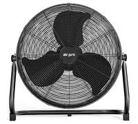 Air Pro 20" Floor Fan - Powerful Air Cooling Fan High Velocity Circulating Fan with 3 Speed Setting & Adjustable Tilt Indoor Home, Office, Gym Fan Portable Electric Fan Metal Fan With 1.6m Long Cable