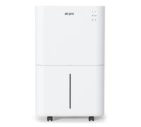 Air Pro 25L/Day Digital Dehumidifier - WiFi App 4L Tank Sleep Mode Portable - White - 25L / Day - 4L