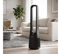 Air Pro 42" Bladeless Tower Fan SmartVoice™ & Remote Control - Quiet 90° Oscillating Fan Silent Standing Portable Circulator For Instant Home Office Cooling 12 Fan Speeds, 3 Modes 12-Hour Timer