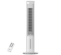 Air Pro Air Cooler 3-in-1 Tower Fan 40”, 4L Capacity, Remote Control, Portable Evaporative Air Cooling, 10-Hour Timer 3 Speeds, Oscillating Cooling Fan Air Conditioning with Ice Packs for Home Office