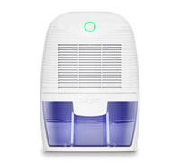 Air Pro Mini Dehumidifier Portable Electric Mould & Damp Remover 600ml - White / Purple - 600ml - 300ml / Day