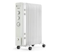 Air Pro Oil Filled 11 Fin Portable Electric Radiator Heater 2500W - White