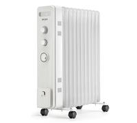 Air Pro Oil Filled Radiator 2500W with Thermostat & 24h Timer - 11 Fin Portable Electric Heater 3 Heat Settings, Overheat & Tip-Over Protection, Quiet for Home, Office and Any Room Radiator on Wheels